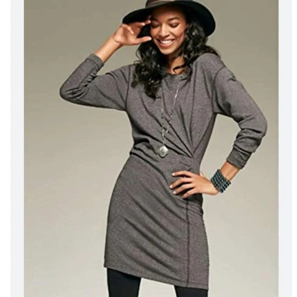 CAbi 3650 Gray Sweatshirt Put On  Dress - Picture 2 of 16